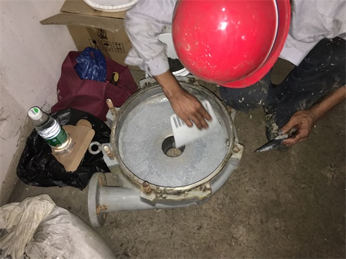 石膏排出泵泵体耐磨防腐维修视频案例